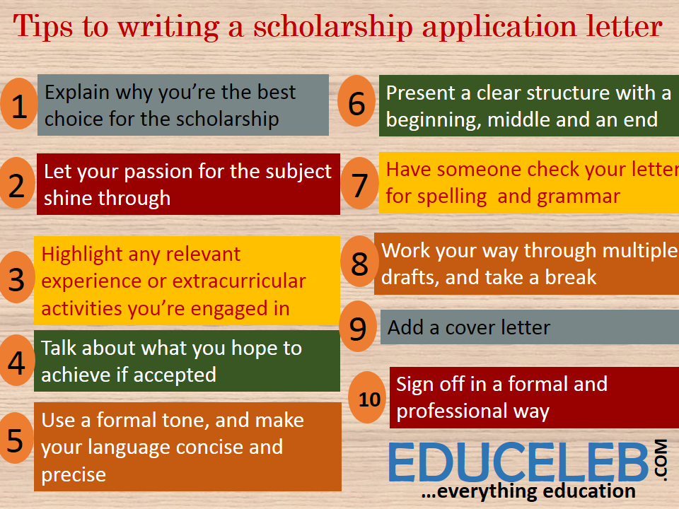 10 tips to writing a scholarship application letter | EduCeleb (960 x 720 Pixel)